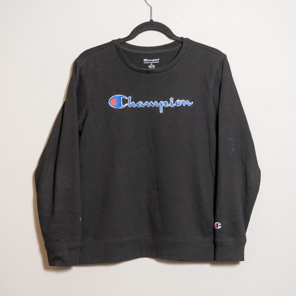Champion Sweaters - Champion - Emboridered Spell-Out Crew